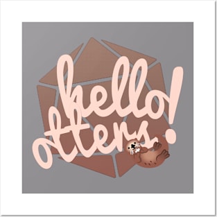 Hello Otters! Posters and Art